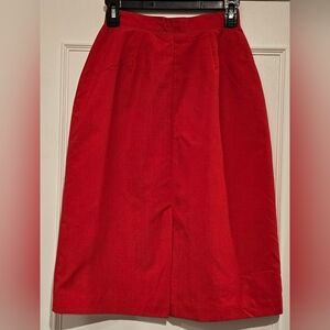 Junior Connection Red A line Skirt